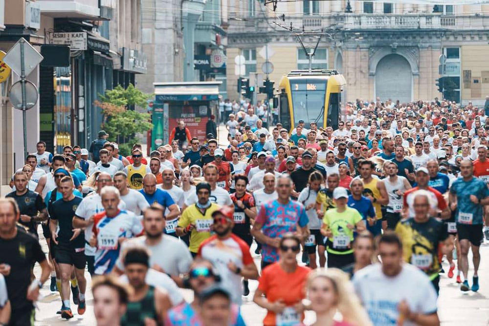 Sunday “Sarajevo Marathon”, registered 2,000 participants from 41 countries