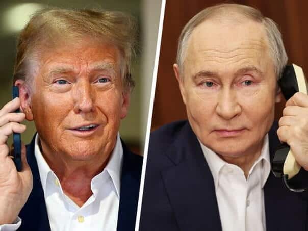 Trump announced a telephone conversation with the path