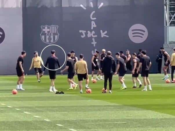 Large honor for Emana Košpu: Trained with the first team of Barcelona!