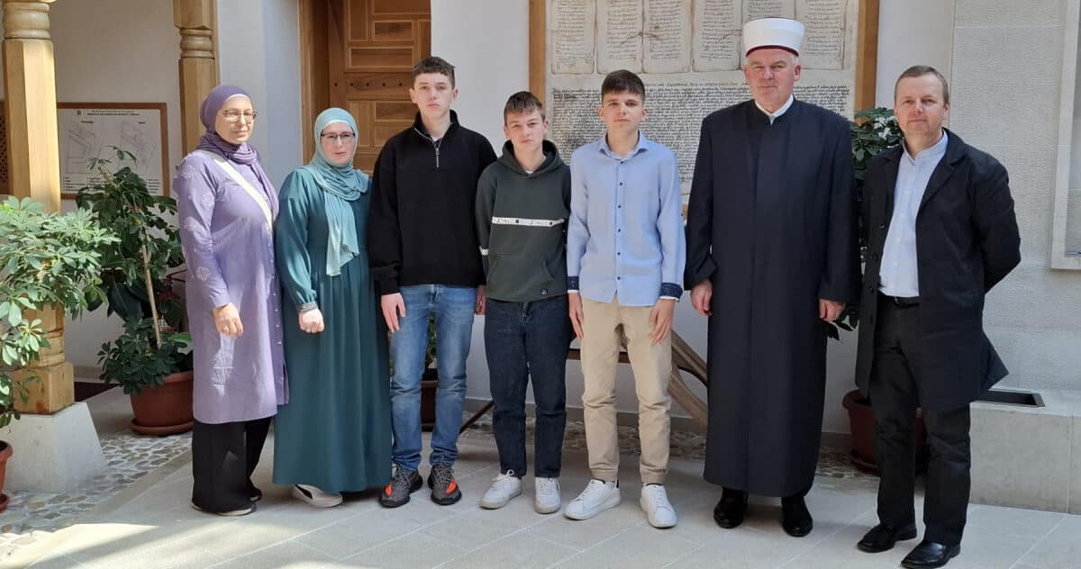 The main I have Miz Tešanj arrived in reception for the winners of the competition from the Islamic religious education in the Zenica muftitude area