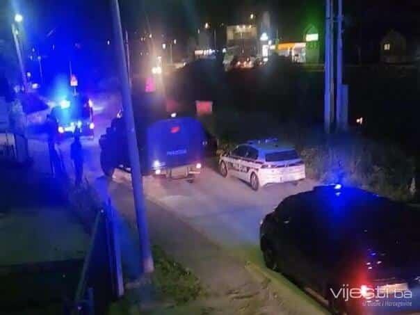 Video: Huge police forces in Blažuju