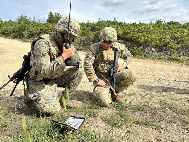 Soldiers from BiH on a ‘Red Land’ shoulder side by side with American troops