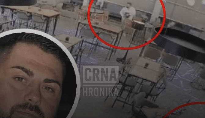Video / disturbing content: The recording of the incident was published in which Ahmed Kastrat hit Sasha Vilušić from Tuzla