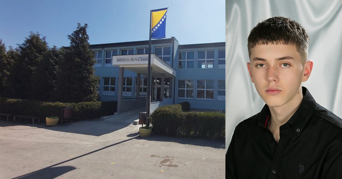 Elementary school “1. Mart” Jelah declared Amar Subašić for the student of the generation