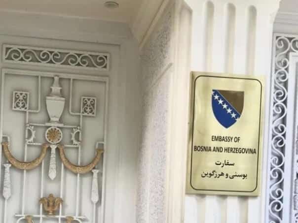 BiH closes embassies in Israel and Iran temporarily