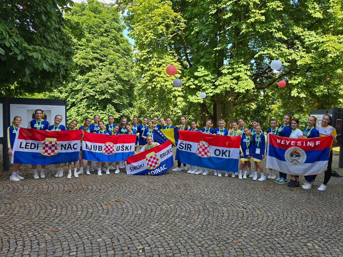 Hercegovova led Cheerleading national team at the European Championship