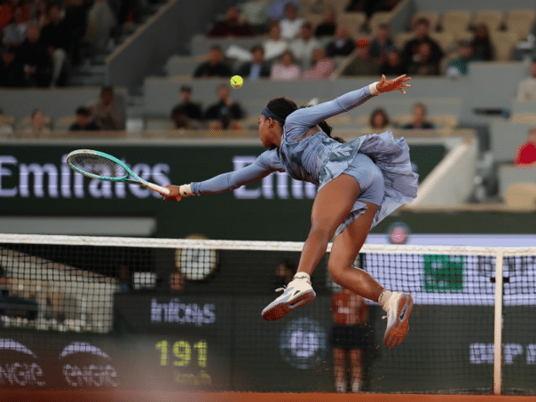 Coco Gauff in the semifinals of Roland Garros