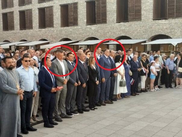 Dodik let him down the water, but Nesic still appeared with him