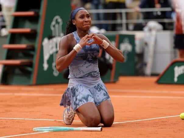 Gauff turned against Sabalens and won Roland Garros