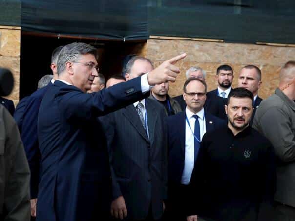 And Plenkovic traveled Zelenia in Ukraine