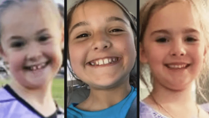 A man on the run after killing three daughters