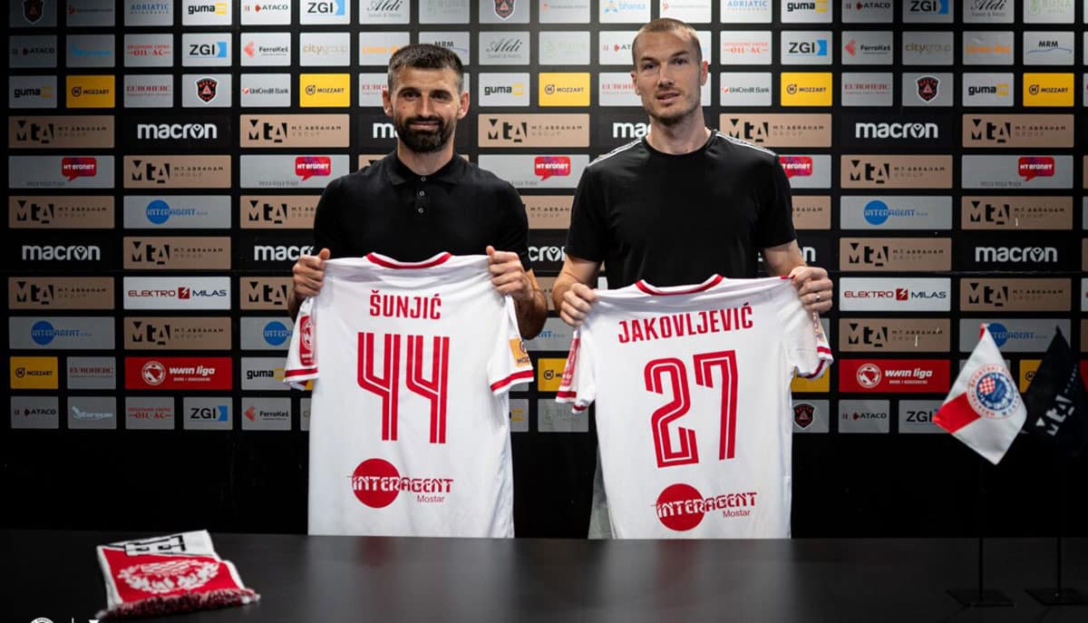 Jakovljević and Sunjić extended contracts with Zrinjski