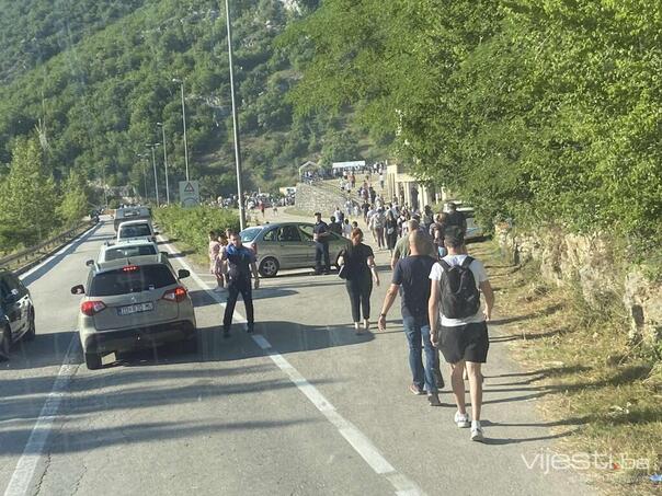 Kilometer columns at Jajce: Sveti Iva Feast tomorrow
