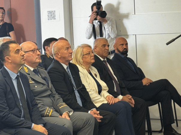 Minister Isaac at the ceremony on the occasion of marking the Day of the BiH Border Police