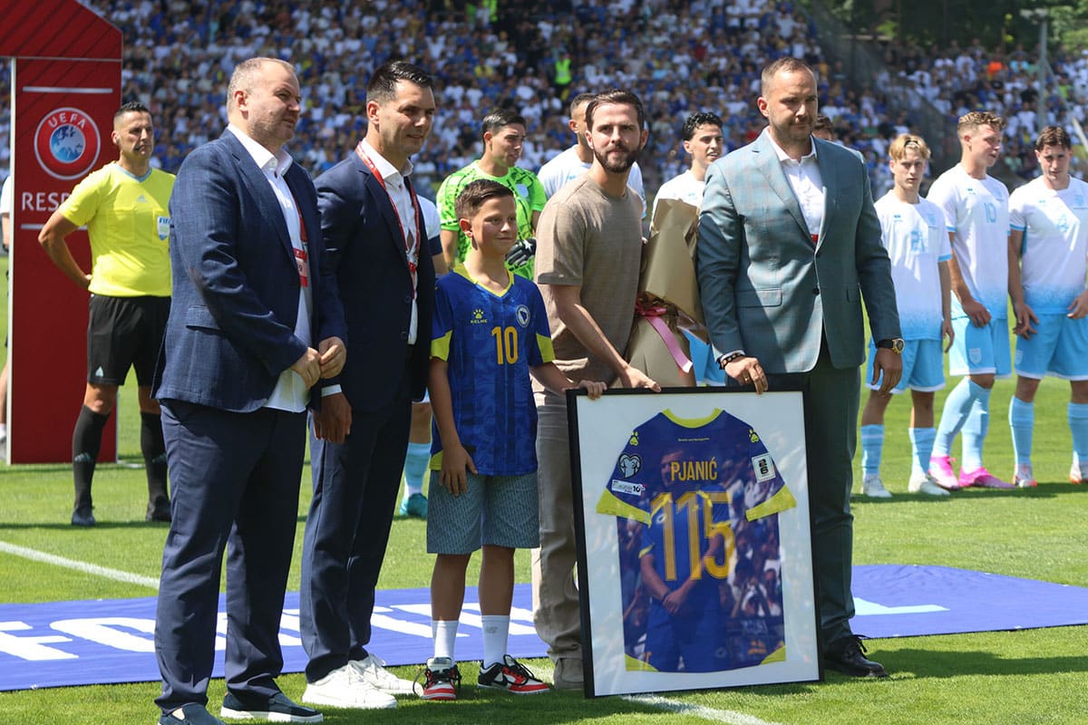 Miralem Pjanić said goodbye to the BiH national team