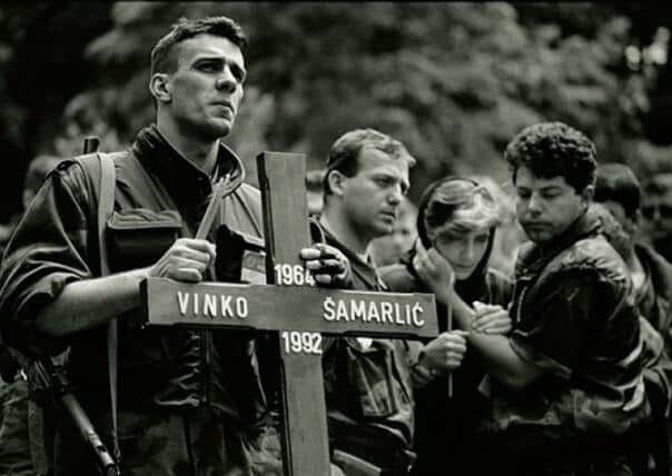 Vinko Šammarić, a warrior and athletes who gave life for the homeland on the present day