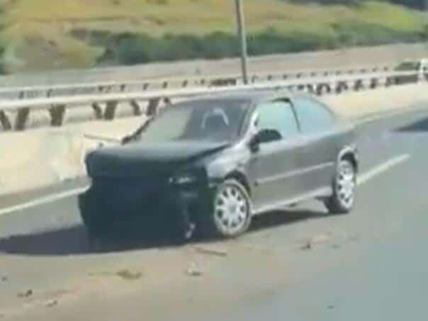 The accident at the entrance in Vogošty, was formed by a large crowd