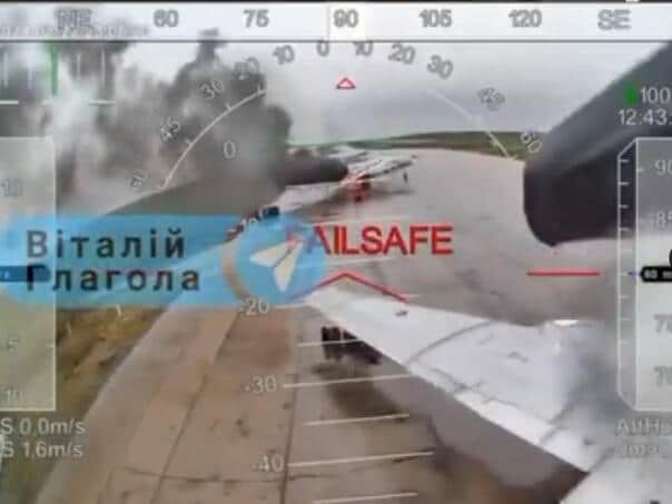 Amazing Action: Ukrainians in Russia bring trucks from which drones are launched