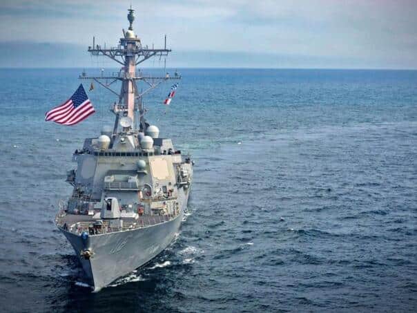 Five American destroyers with a turnatet system now patrols the Mediterranean