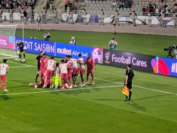 Palestine’s national team received a goal in recent moments and other without SP