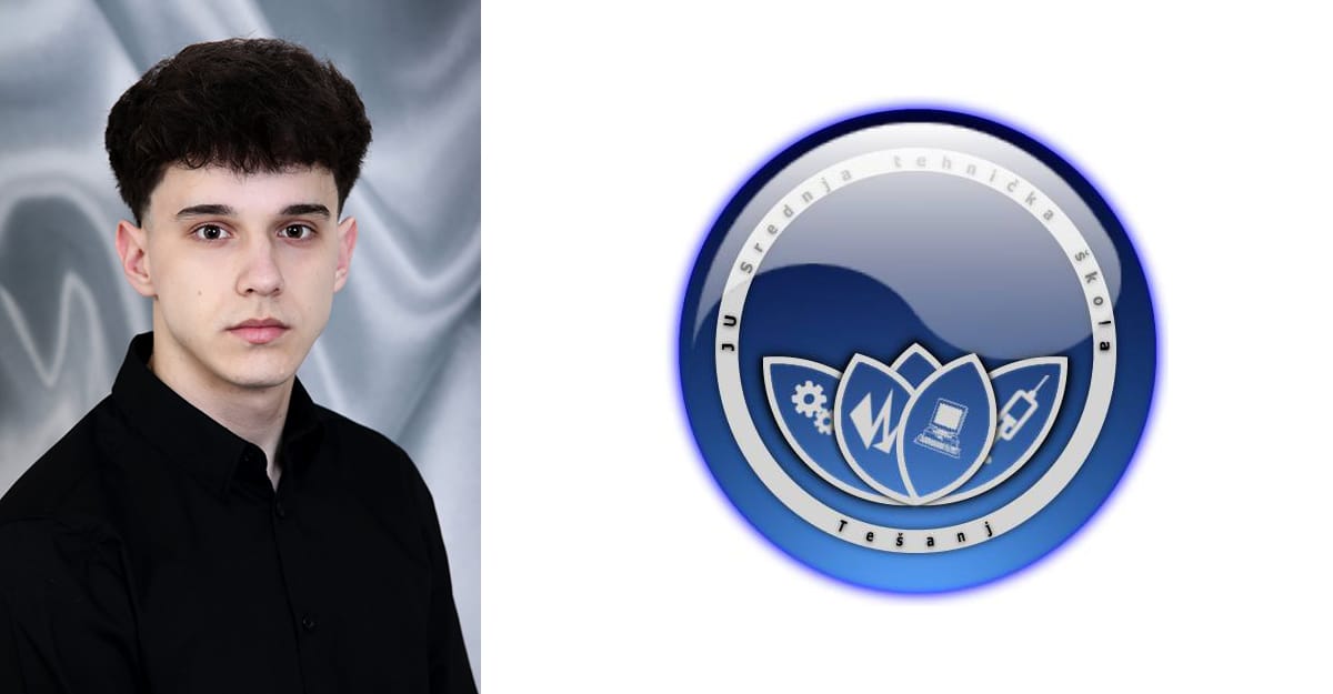 Emel Sinanović – Student of the Generation of the Medium Technical School Tešanj for the school 2021-2025. year
