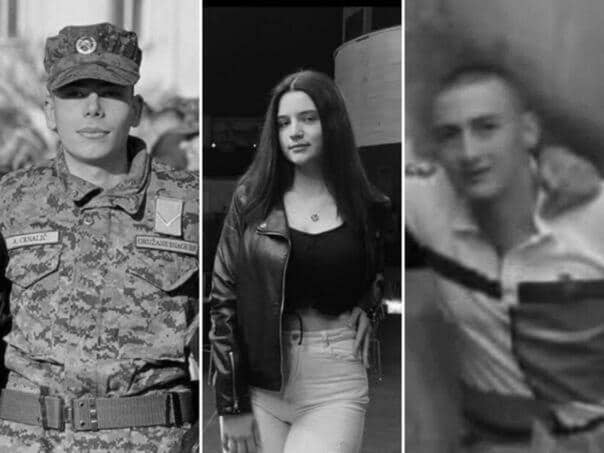In Mostar, the day of mourning for the death of Almin, Dalila and Enis