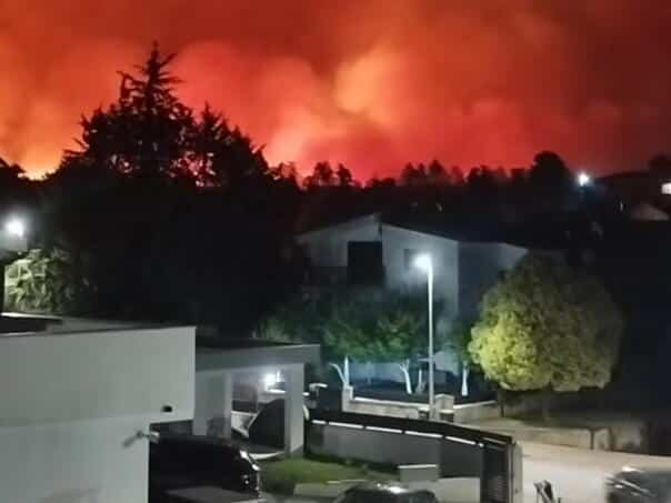 Large fire in Ljubuški, fire threatened objects