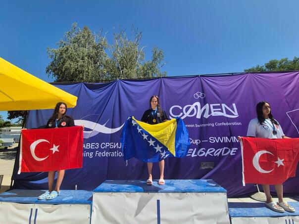 Zerina Sparrity won second gold at the Mediterranean Championship