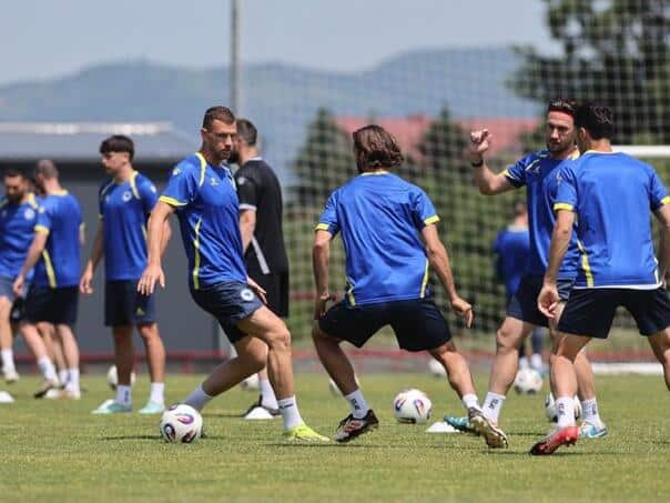 Dragons did the last training before San Marino