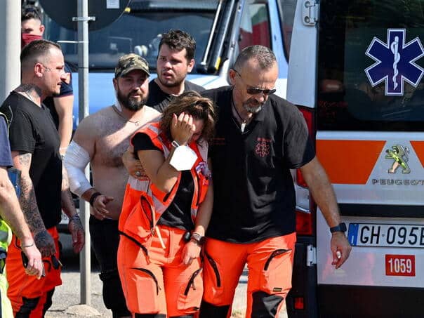 A large explosion at the gas station in Rome: 45 people hurt