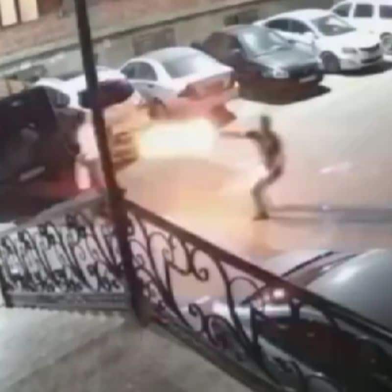 VIDEO: Shooted MMA champions; With a bullet in the body, he performed Wrestling