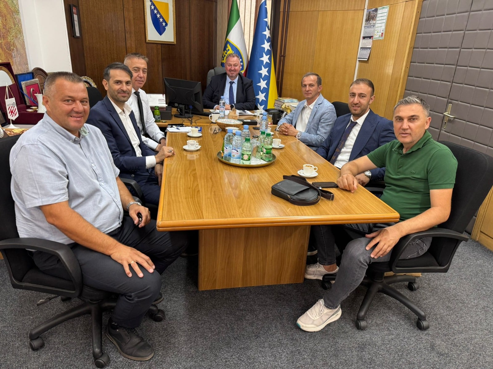 The delegation of the TUBODER visited the Minister of the ZDK economy