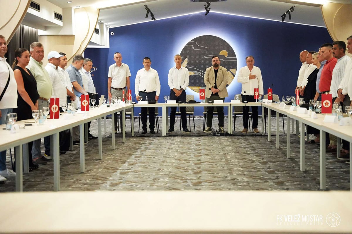 Velež presented a development plan, support promised and Nermin Nikšić