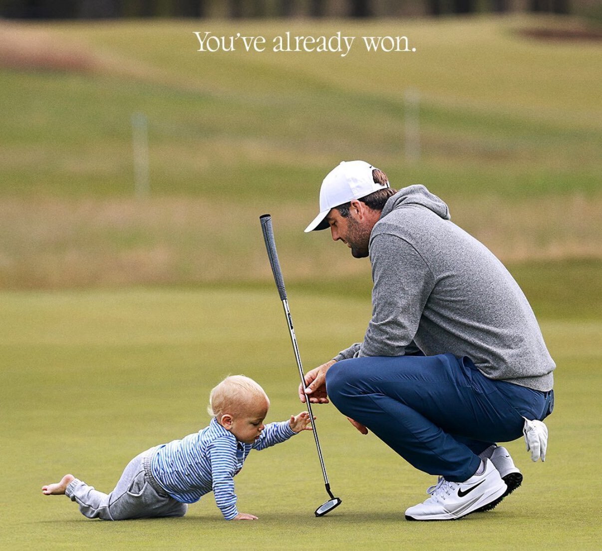 Nike delighted with a new advertisement: Family in front of a career