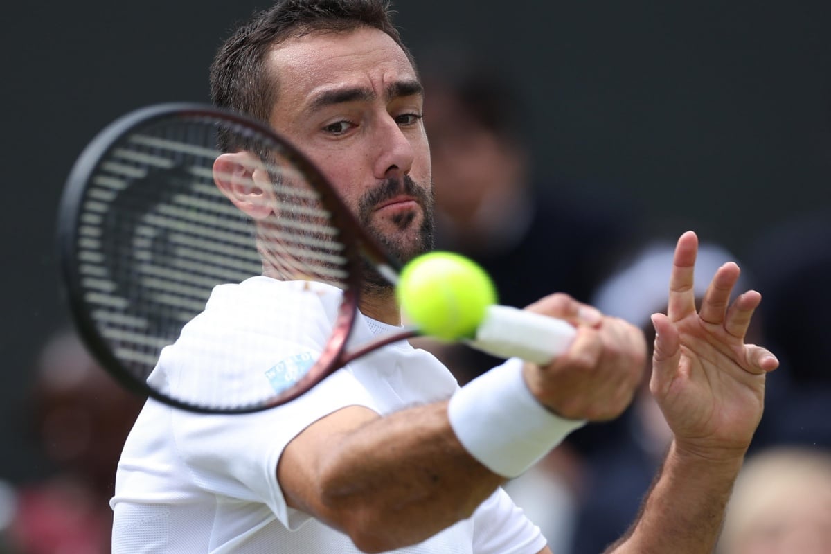 Čilić fell in four sets: Coboll was first placed in the quarterfinals Wimbledon
