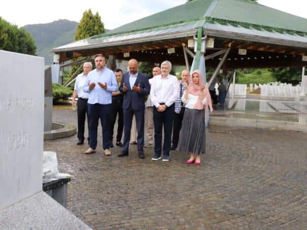 Delegation Municipality Center visited Srebrenica-Potocari Memorial Center
