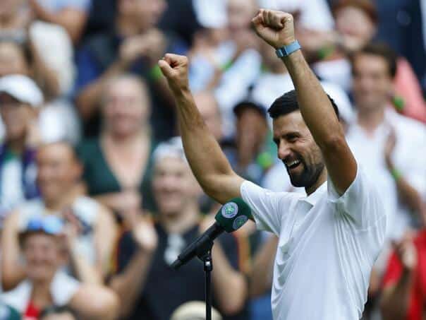 Djokovic walked up to 100. Wining Wimbledon’s Travity