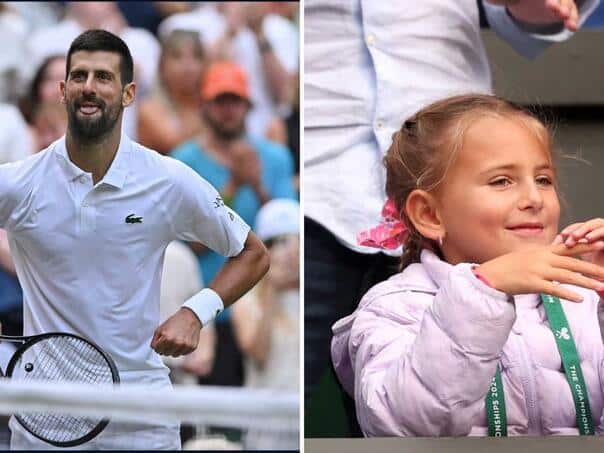 Djokovic’s daughter stole show on Wimbledon by winning dance
