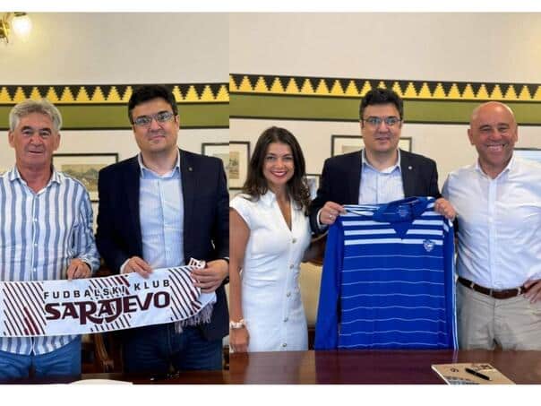 The city of Sarajevo financially supported FK Željezničar and FK Sarajevo