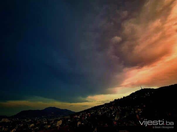 Thunderstorm, showers and possible phenomena in BiH