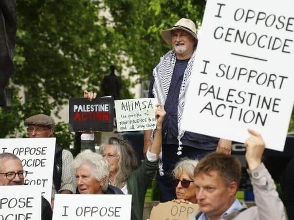 Chaos in London: Support the pro-Palestinian group and finished behind bars