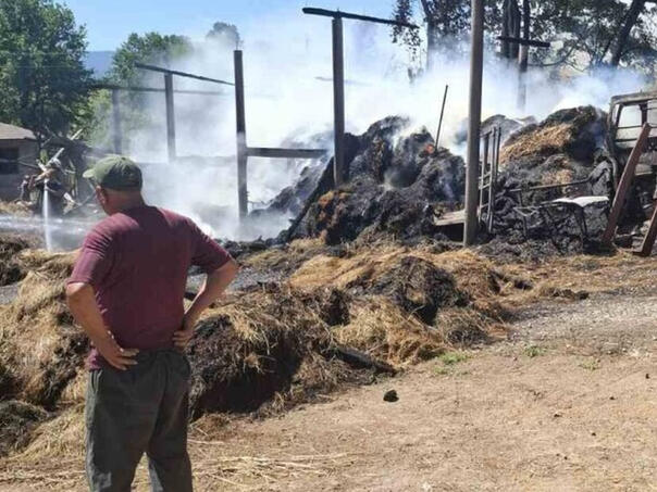 Hussein from Kalesija burned the entire farm: everything went, I don’t know what to live with …