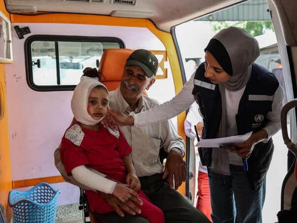 Israel attacked the Konva Who evacuated patients from Gaza