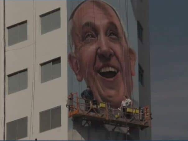 Pap Franja got the highest mural in the world