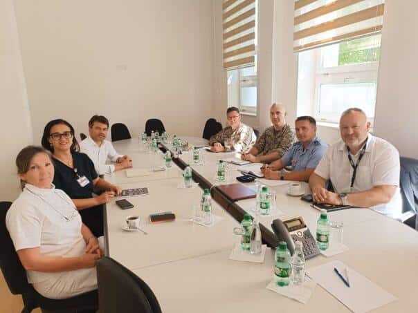 Representatives of the KCUS and the Ministry of Defense of BiH agree to the patient helicopter transport