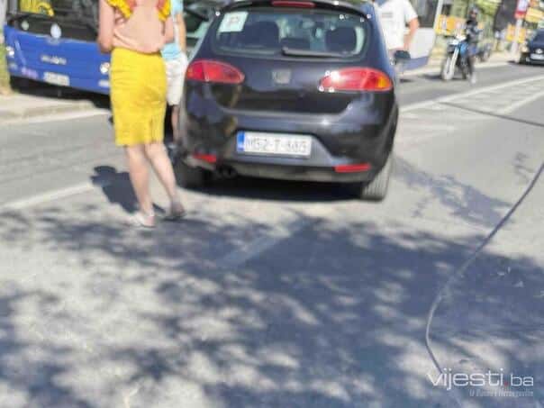 Traffic accident in Hotonj, Slow traffic