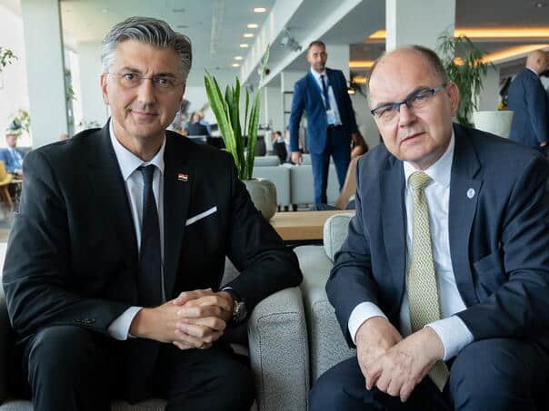 Schmidt participated in Dubrovnik Forum, met with Plenkovic