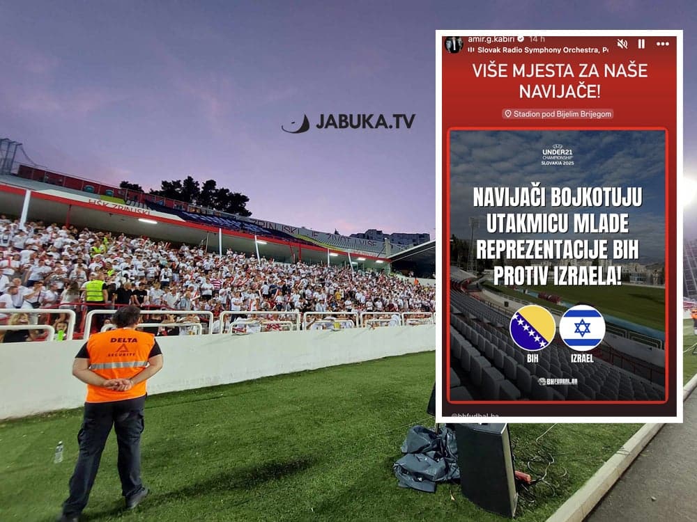 Published call on the boycott of BiH match – Israel, Kabiri: “More places for our fans”