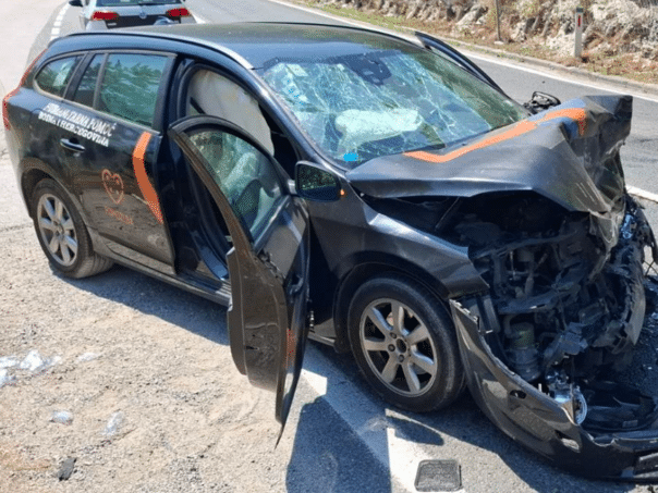 In an accident in Jablanica, a seriously injured volunteer help.ba