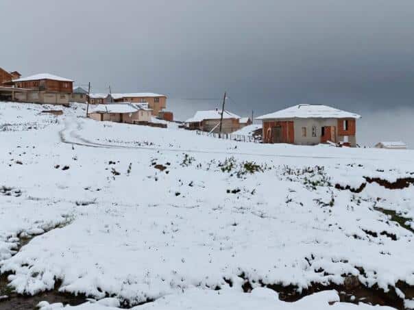 In Turkey and 40 degrees and snow: citizens confused